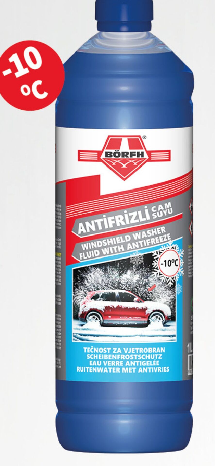 Börfh -10 Cam Suyu Antifirizli 5 Lt