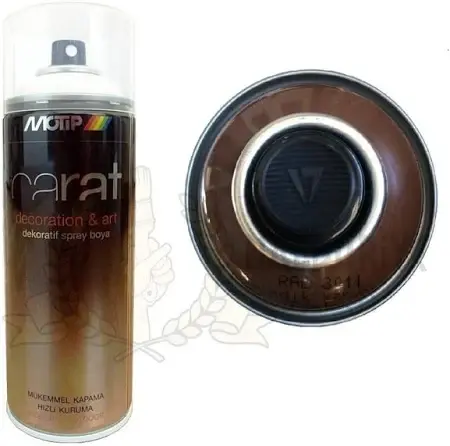 Motip Carat Ral 8011 Fındık Kahvesi Sprey Boya 400 ml Germany