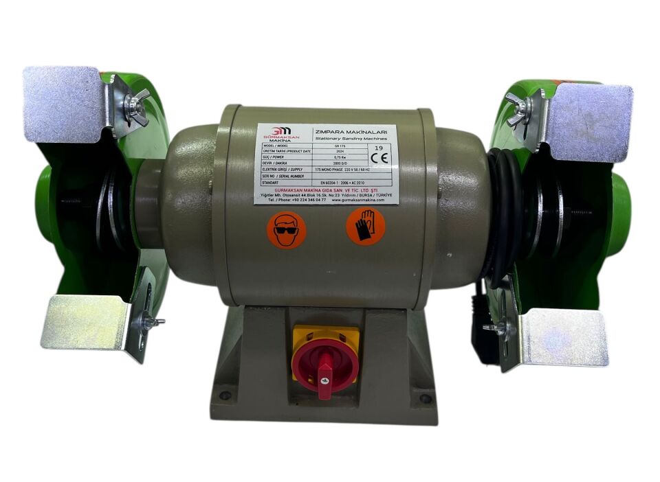 Gürmaksan Zımpara Taş Motoru MONOFAZE-175 mm