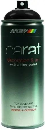 Motip Carat Ral 9005 Parlak Siyah Sprey Boya 400 ml Germany