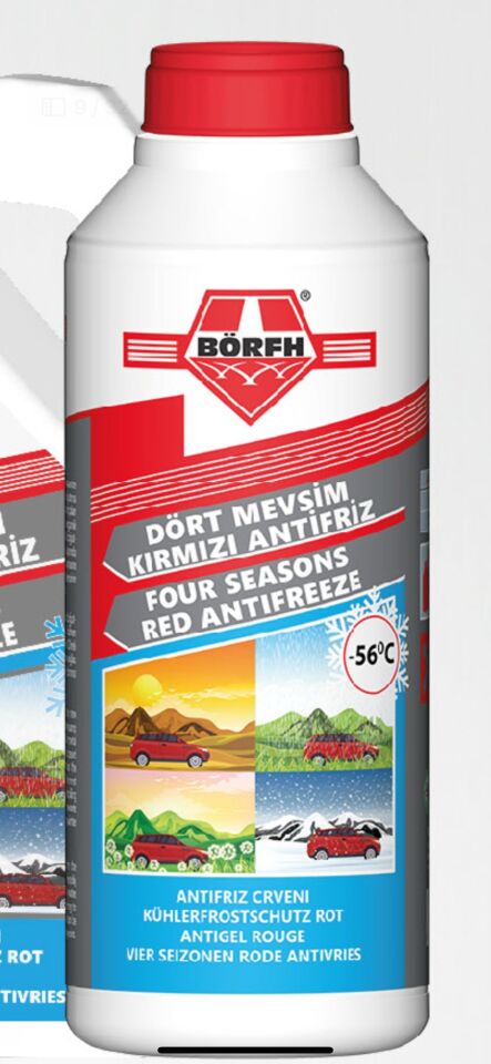 Börfh -56 Motor Antifirizi Kırmızı 1,5 LT