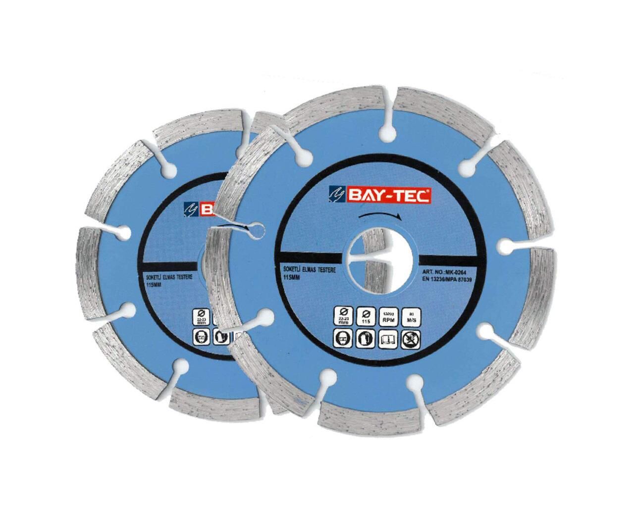 Soketli Elmas Testere 115 mm MK0264 BAYTEC