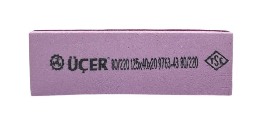 Üçer Bileme Taşı 125X40x20  -EKR/EKDR Kombine Yağ taşı -En iyisi