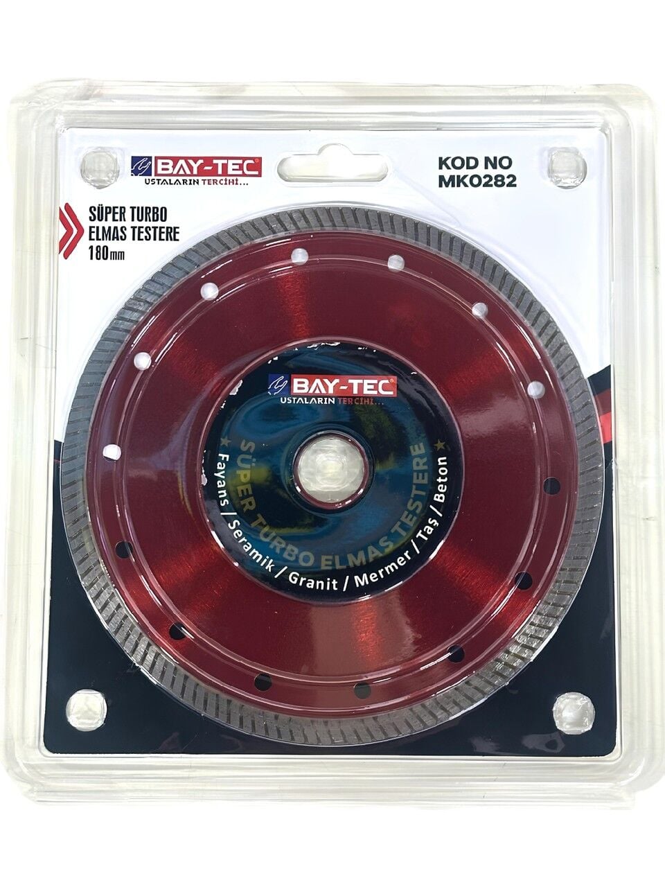 Süper Turbo Elmas Testere 180 mm MK0282 BAYTEC