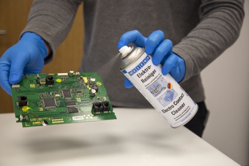 Weicon Elektro Kontak Temizleyici Sprey 400ml-Elektroteknik veya mekanik bileşenler için temizleyici
