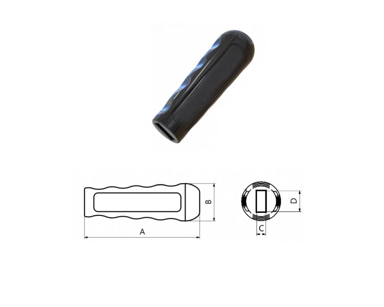 901-6-S Tutma Sapı Siyah 23879