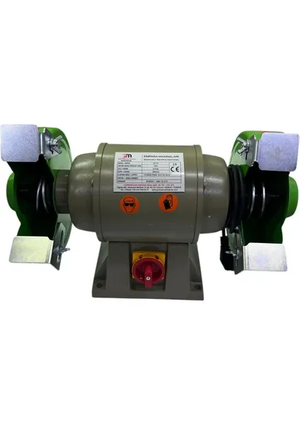 Gürmaksan Zımpara Taş Motoru MONOFAZE-200 mm