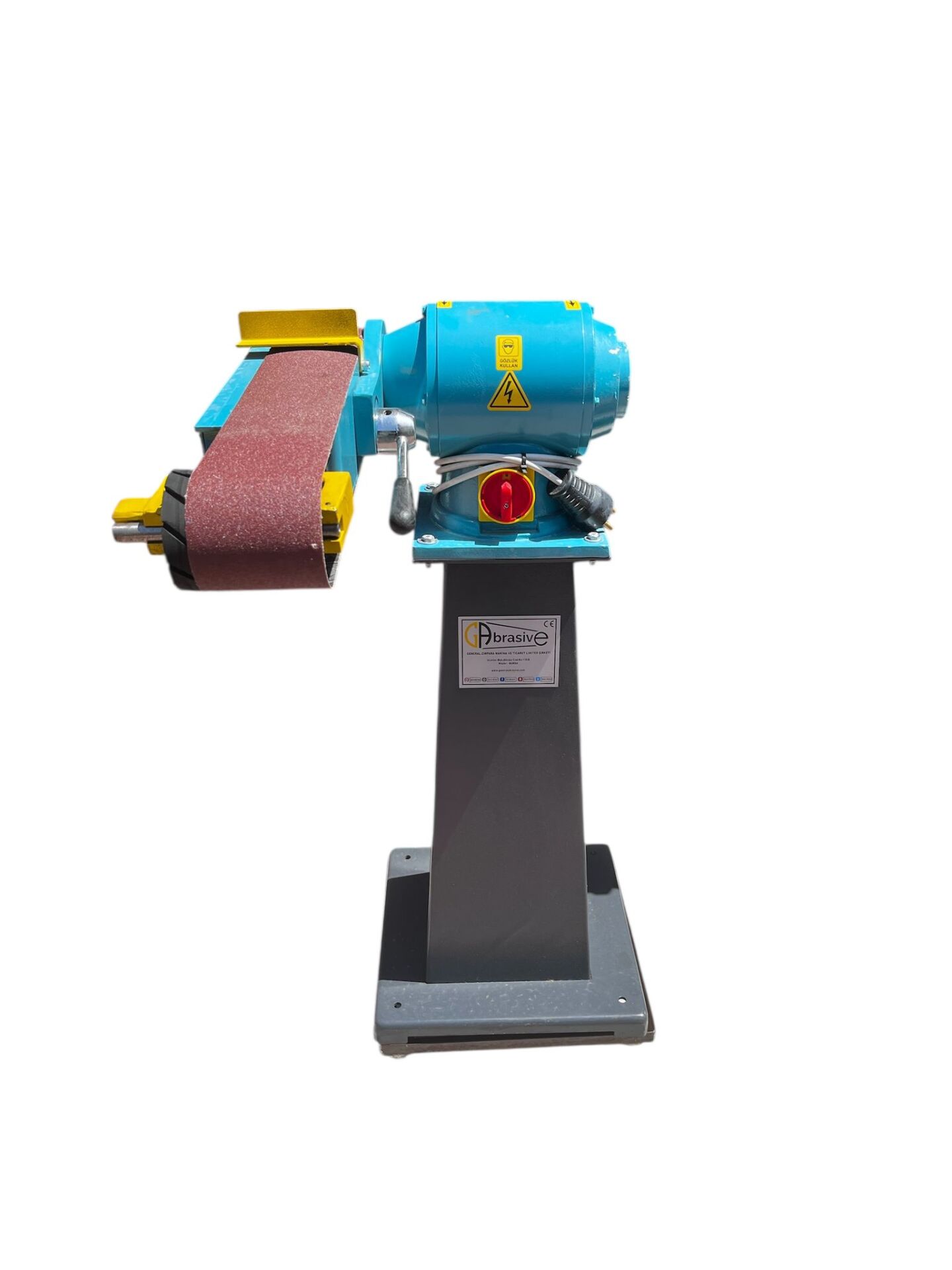 Abrasıve Bant Zımpara Makinesi-1250X100