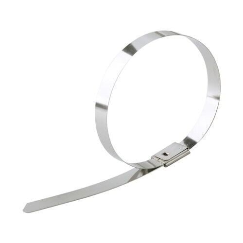 Paslanmaz Çelik Kablo Bağı Cırt Kelepçe 4,6X370 Metalik 304 kalite Tork 100 'Lü Paket