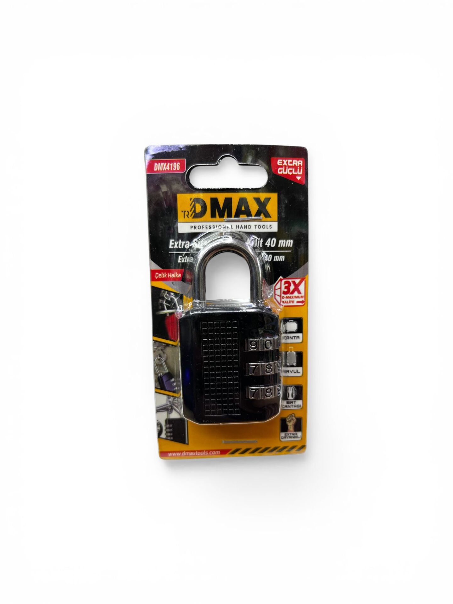 Şifreli Asma Kilit 30 mm DMX4195