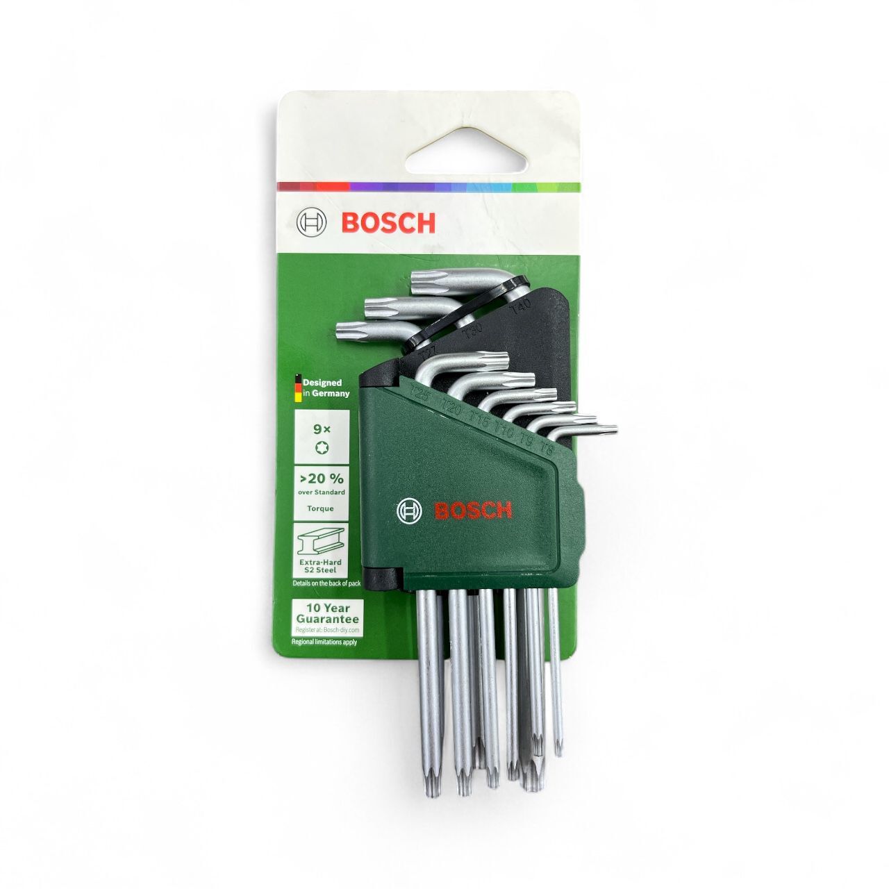 Torx Alyan Takımı Bosch 9 Parça T8 - T40  1600A02Z9C