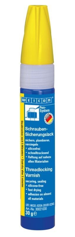 Weicon Garanti Mührü 30 g, sarı (RAL 1021)Mühürleme Verniği -Sızdırmazlık cilası