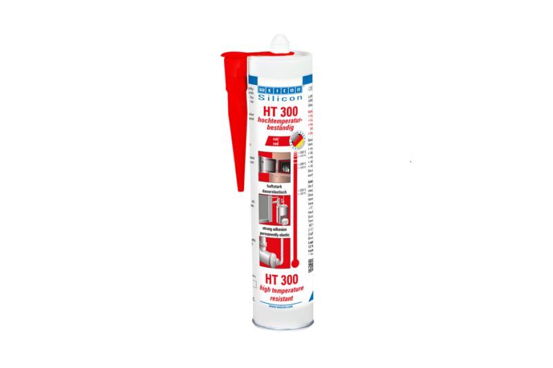 Weicon Silikon HT 300 (Kırmızı Sıvı Conta) 300°C'ye kadar yüksek sıcaklığa dayanıklı sızdırmazlık maddesi