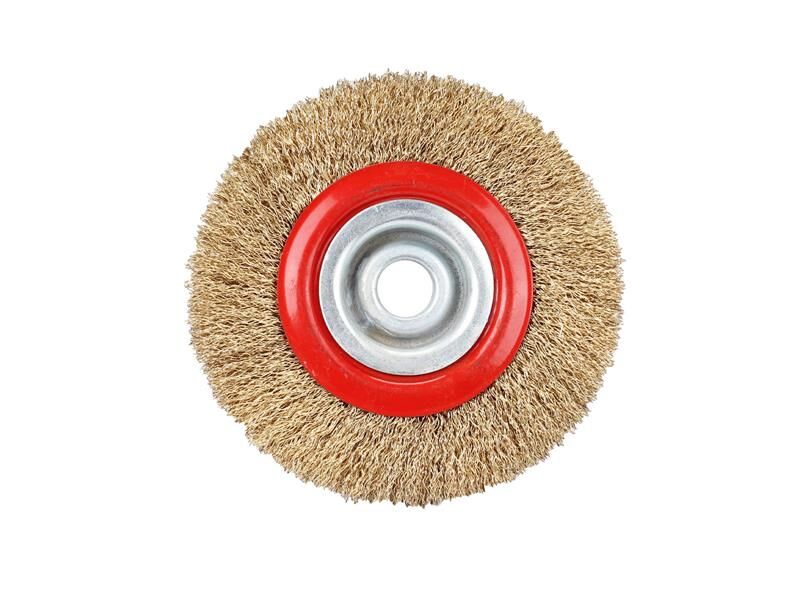 Saçaklı Daire Tel Fırça 200 mm MK1183