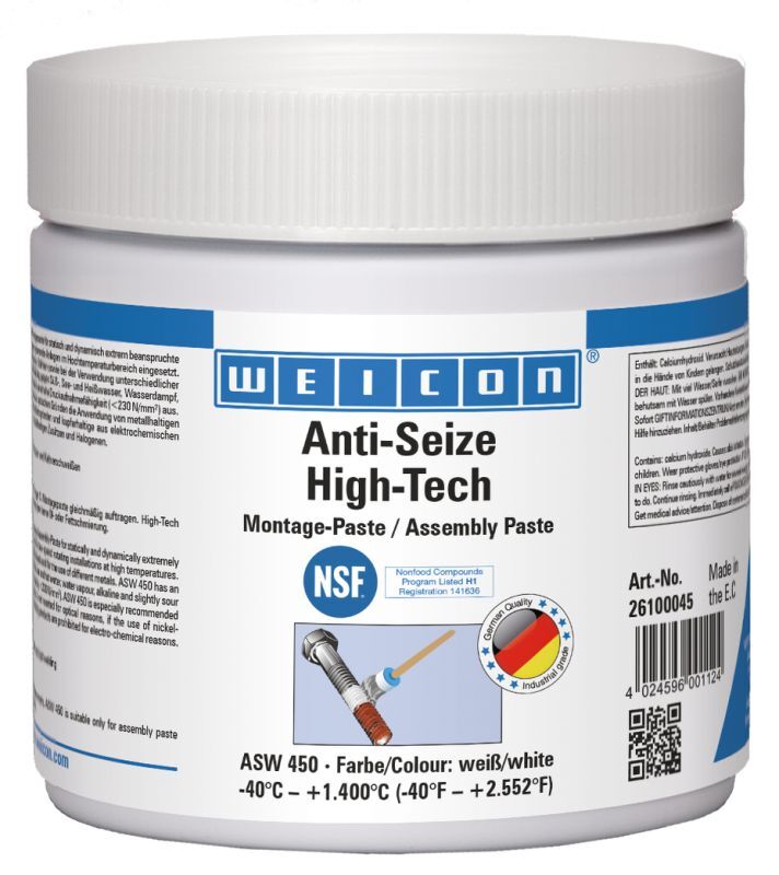 Weicon Anti-Seize „High-Tech“ Montaj Macunu 0,45 kg-Gıda Onaylı Gres