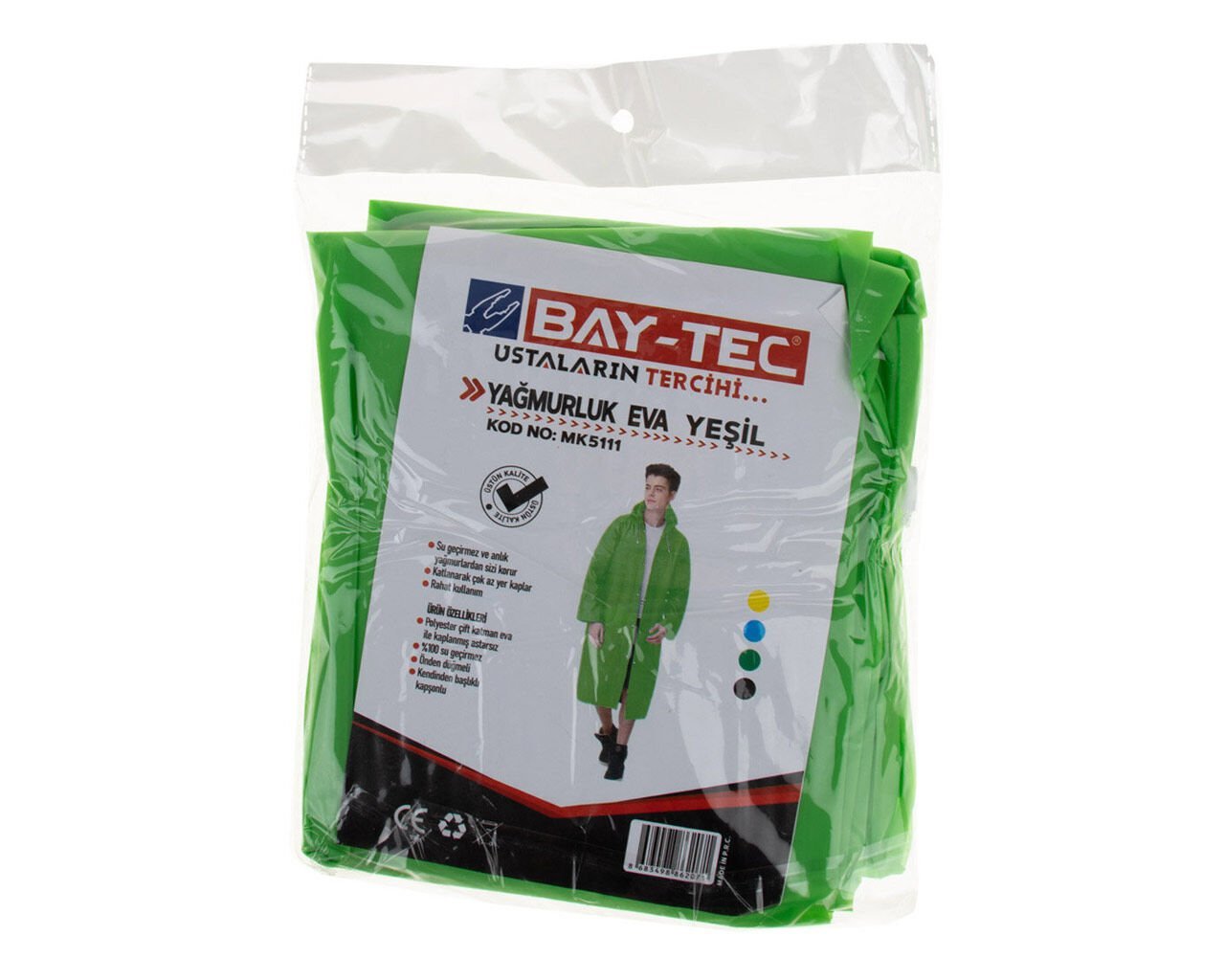 BAY-TEC MK5111 Eva Yağmurluk Yeşil 150gr