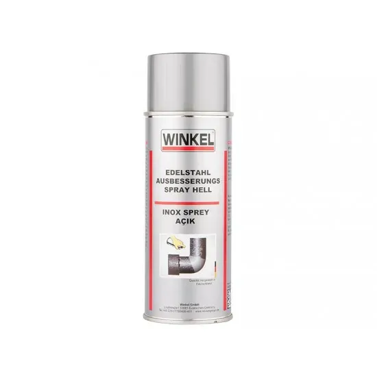 Winkel Paslanmaz Çelik (İnox) Sprey Açık Renk 400ml Premium