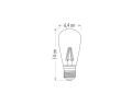 CT-4353 LED RUSTİK AMPUL 8W Gün ışığı-1 Adet