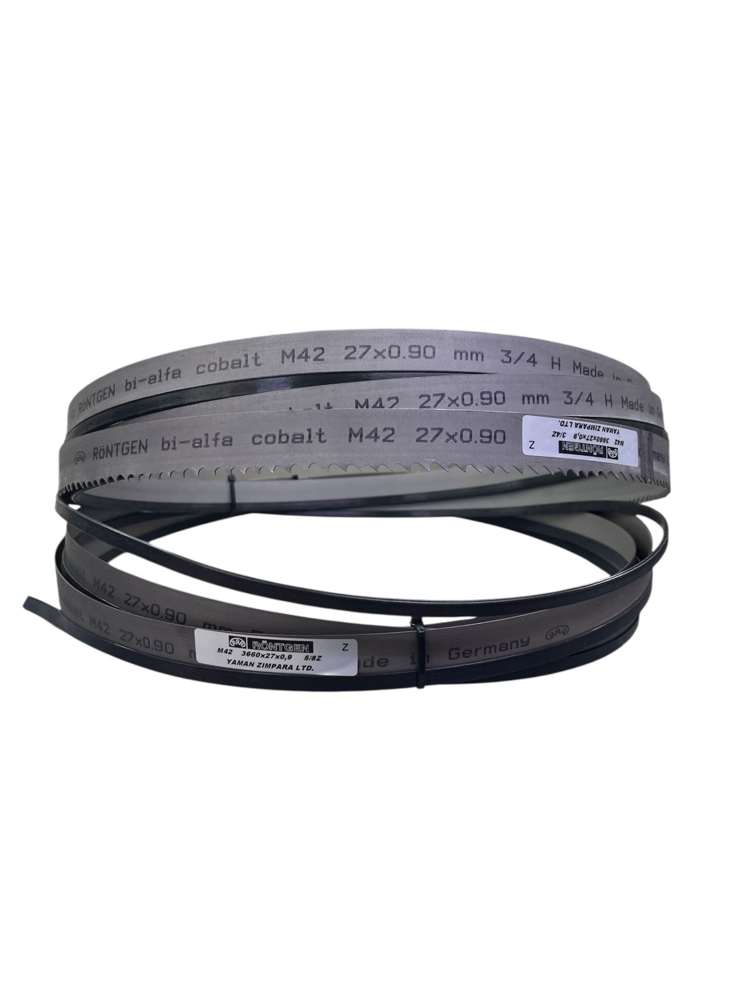 Röntgen 3,66x27x0,9 Bimetal Şerit Testere 3/4 Diş -Almanya'nın İncisi-1. Kalite