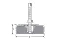 Tezgah Tamponu M16x150 Çap80