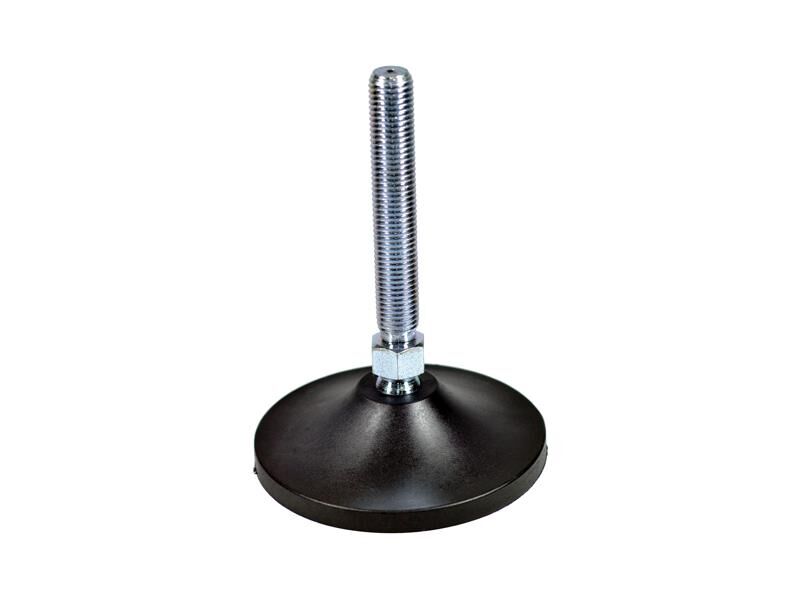 Polyamid Tabanlı Mafsallı Makine Ayak   M16x150 Çap80-4'LÜ PAKET