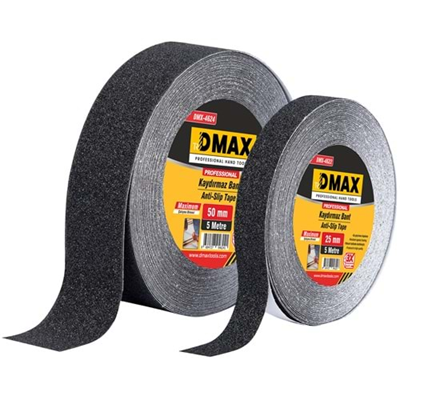 Merdiven Kaydırmaz Bant Dmax Siyah Bant 25 mm x 15 mt DMX4623