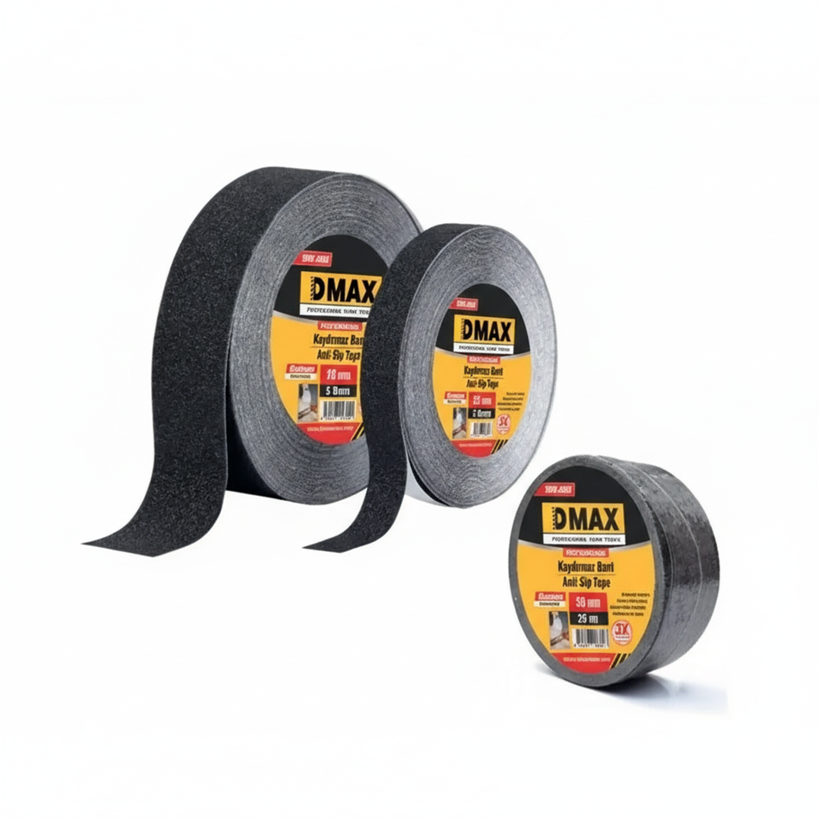 Merdiven Kaydırmaz Bant  Dmax Siyah  50 mm x 15 mt DMX4625