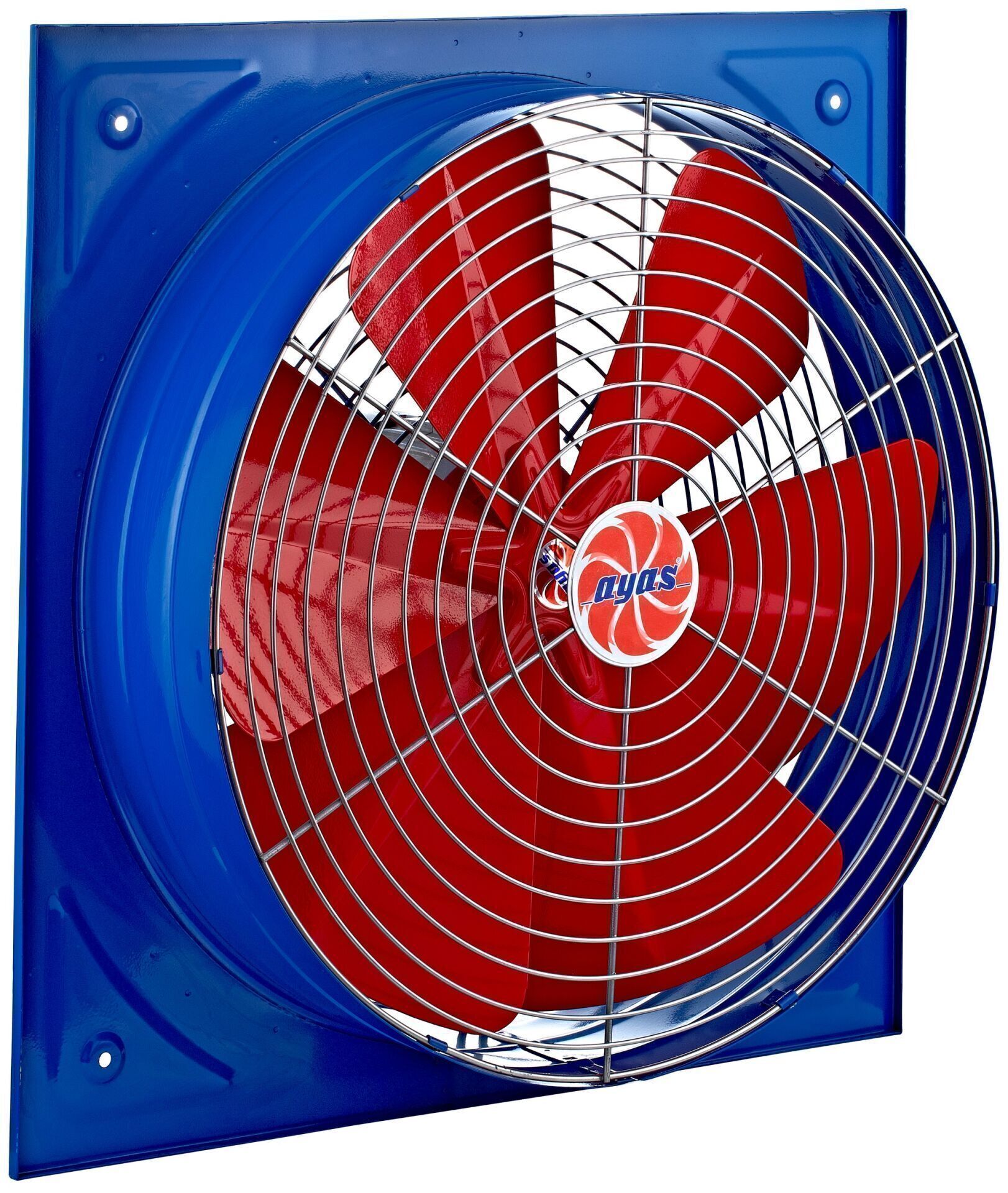 Ayas 55 cm  Kare Sanayi Tipi Aspiratör KSA550 4KT  380 Volt Trifaze