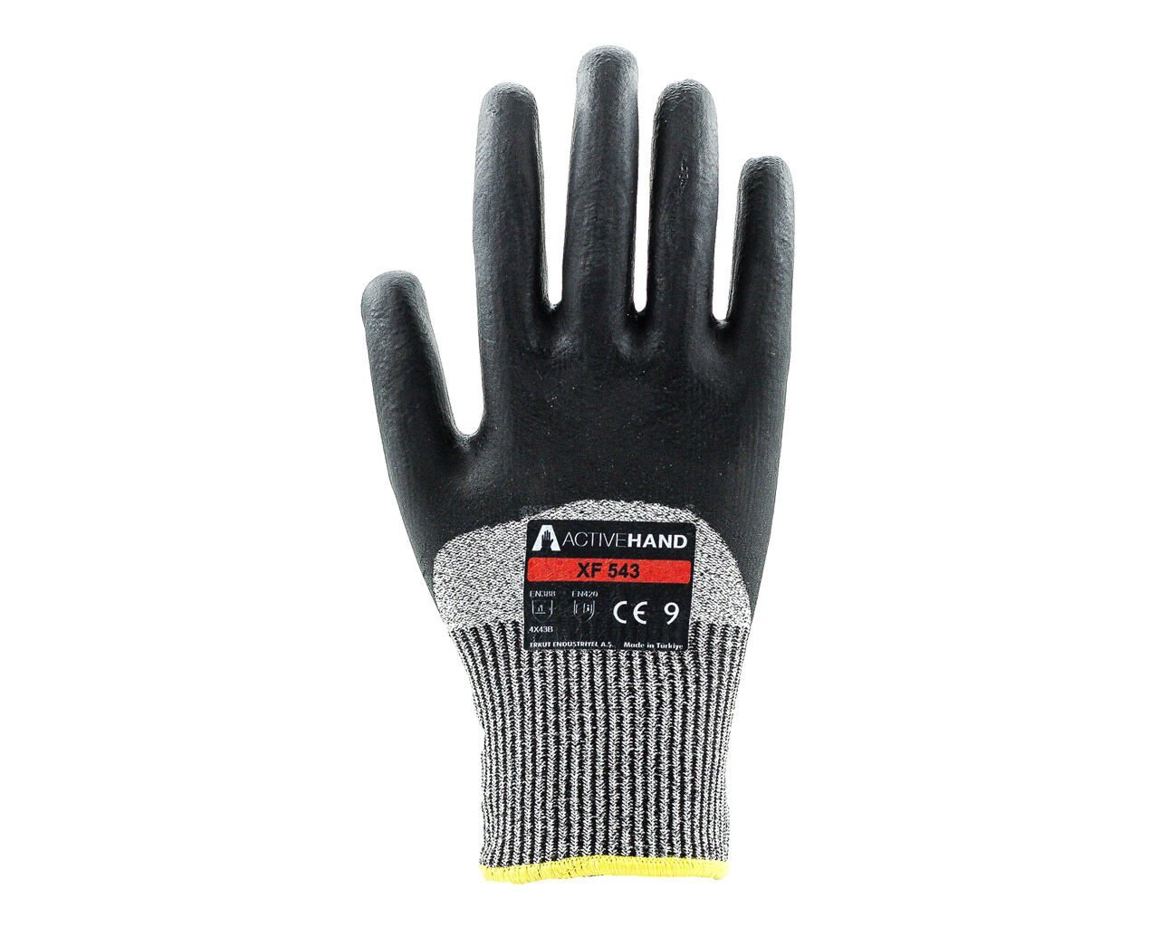 Köpük Nitril Kaplı Polietilen Kesilmeye Dayanıklı Eldiven XF 543 GR/SY NO:10 3/4