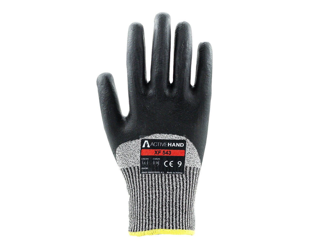 Köpük Nitril Kaplı Polietilen Kesilmeye Dayanıklı Eldiven XF 543 GR/SY NO:7 3/4