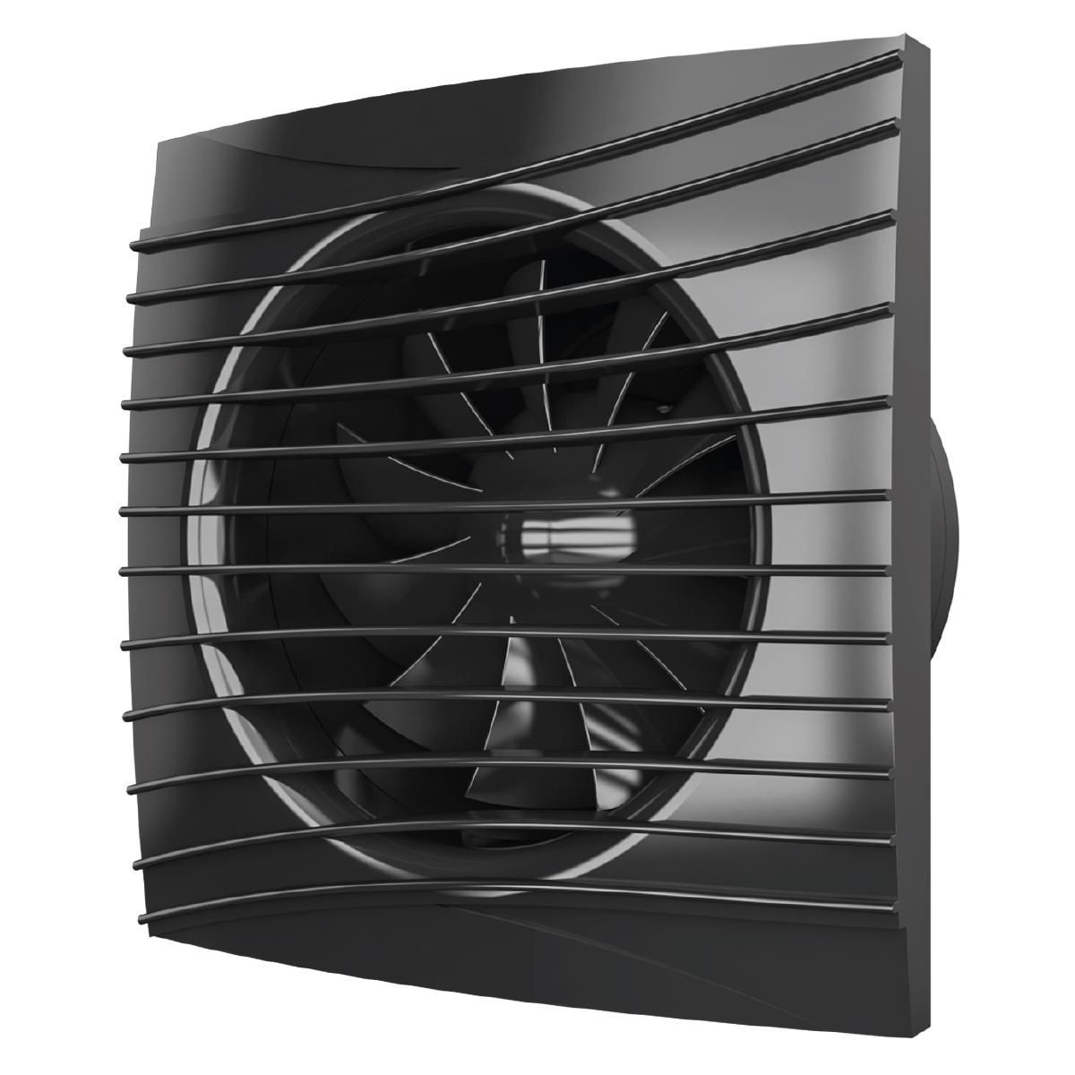 Ayas 100 mm (10 cm) Sessiz Klapeli Banyo Fanı (SILENT OBSIDIAN 4C)