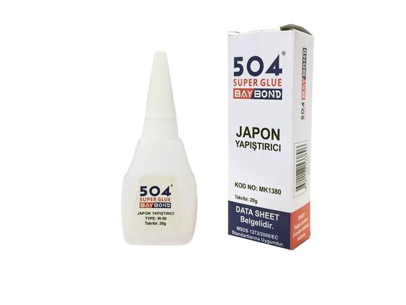 Japon Yapıştırıcı 504  BAYTEC-20 Gr-50 Adet