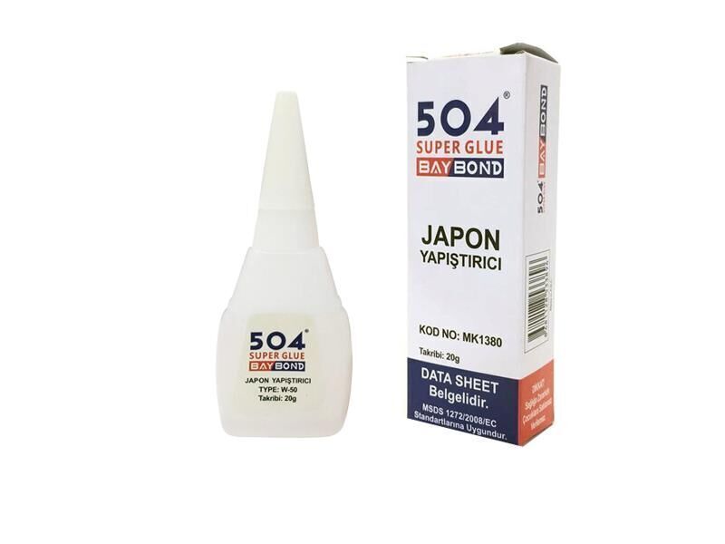 Japon Yapıştırıcı 504  BAYTEC-20 Gr-100 Adet