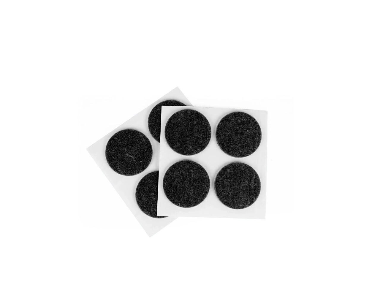 KENDİNDEN YAPIŞKANLI KEÇE PED YUVARLAK SİYAH 50MM 8PARÇA 30116
