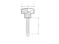 Kelebek Sap Erkek 50x32 mm M10x30-5'Lİ PAKET