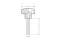 Kelebek Sap Erkek 63x38 mm M12x35-5'Lİ PAKET