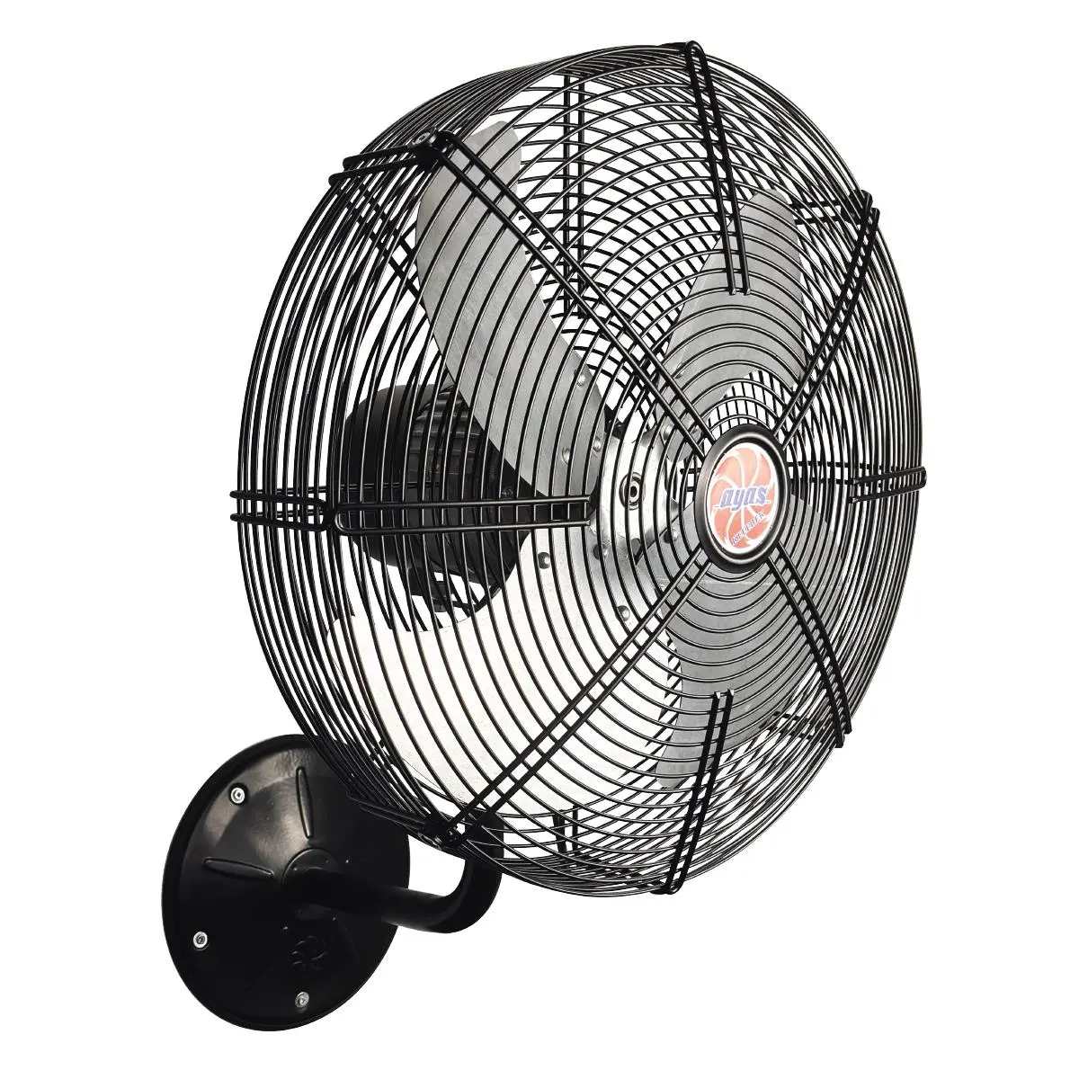 Ayas KELEBEK 50 cm Salınımlı Duvar Tipi Vantilatör Siyah