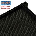 Arıcı Petek PLASTİK KABARTILMIŞ HAZIR PETEK PRATİK ÇERÇEVE LANGSTROTH 485X235MM SİYAH