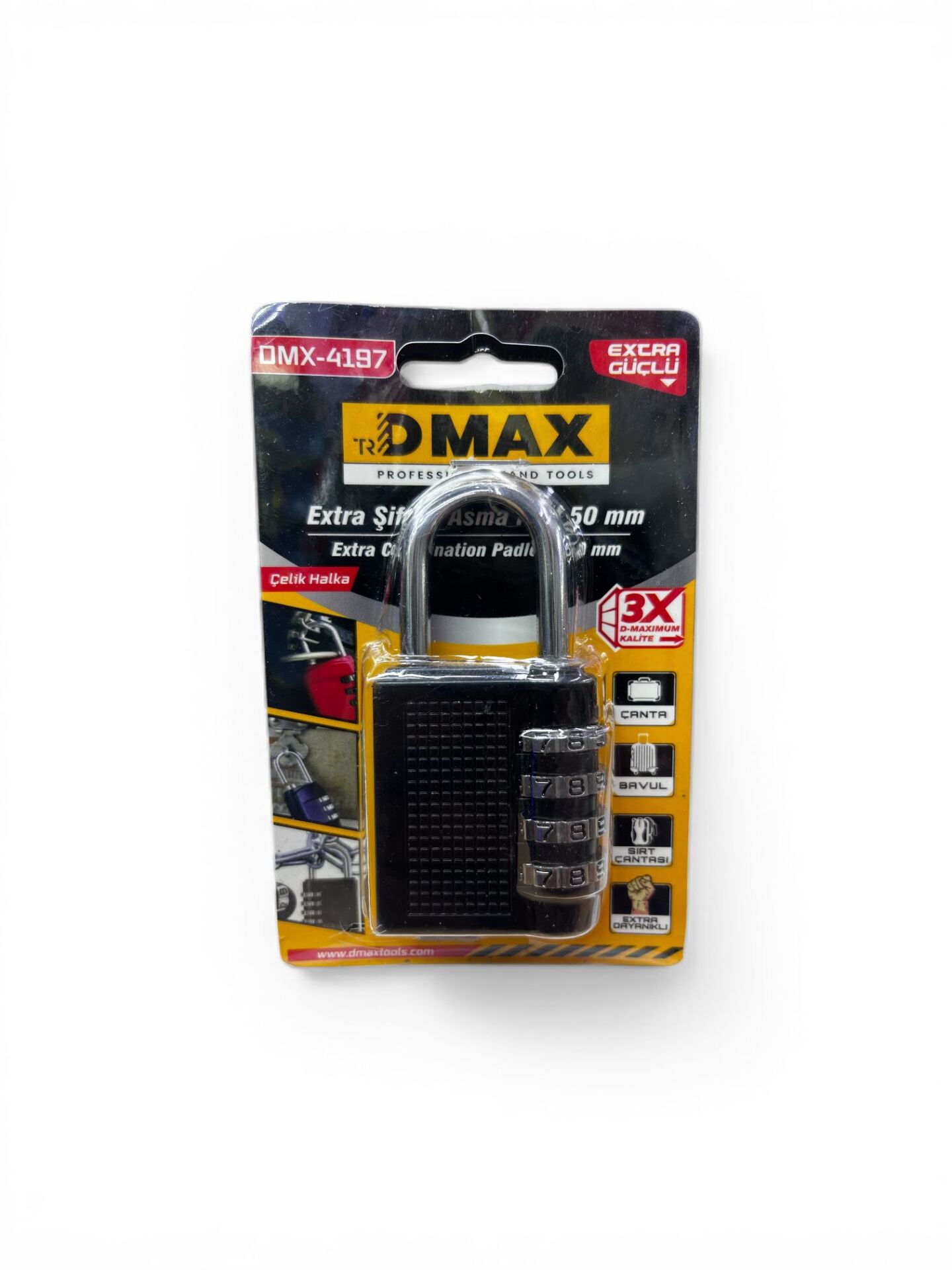 Şifreli Asma Kilit 50 mm DMX4197