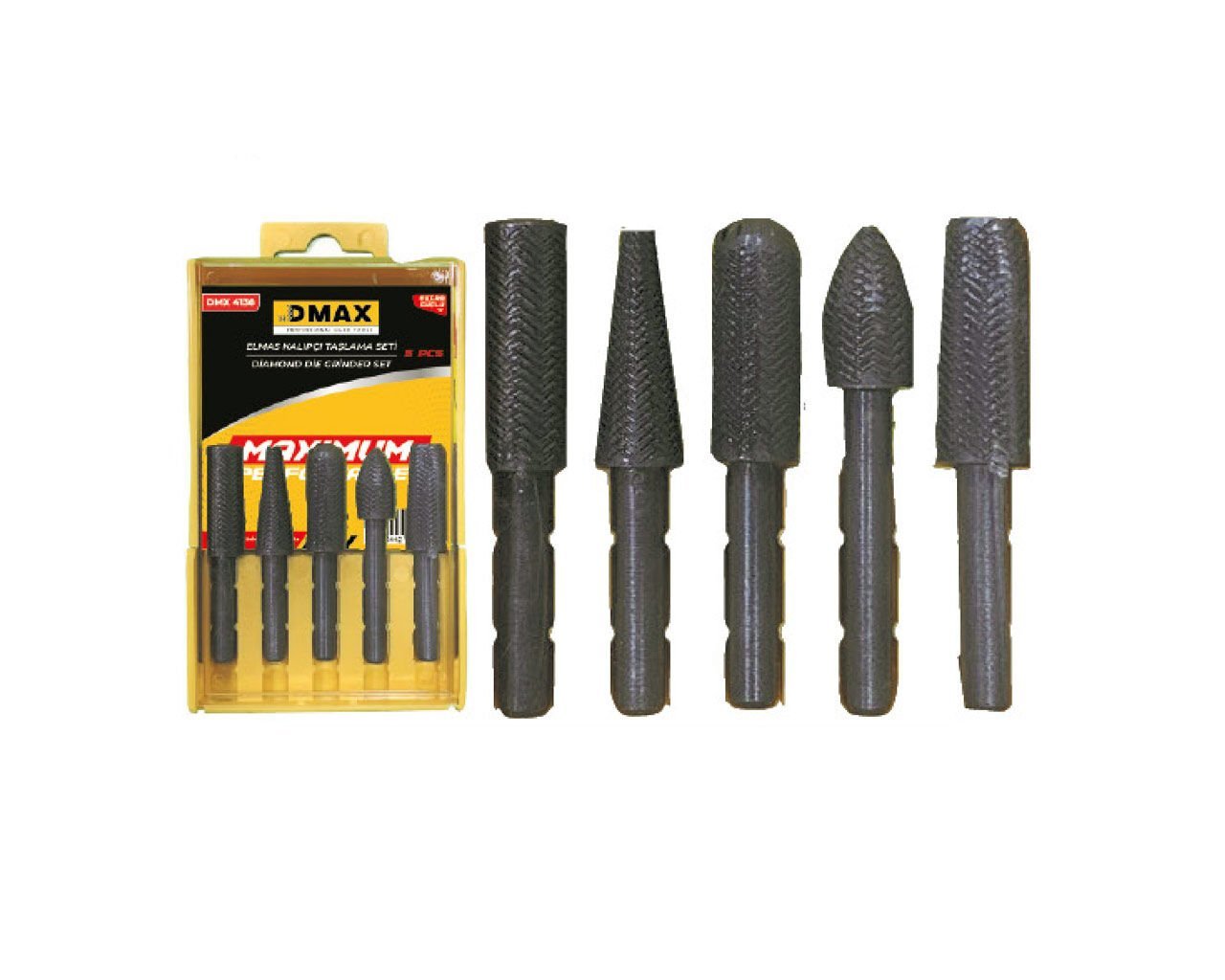 Elmas Kalıpçı Taşlama Seti 5 Parça DMX4138