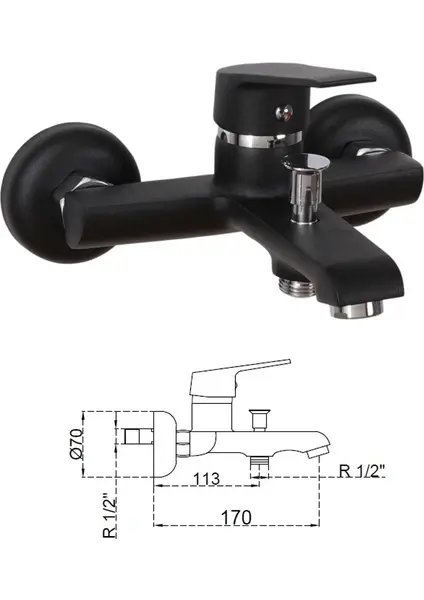 Delta Black Banyo Bataryası Liberella