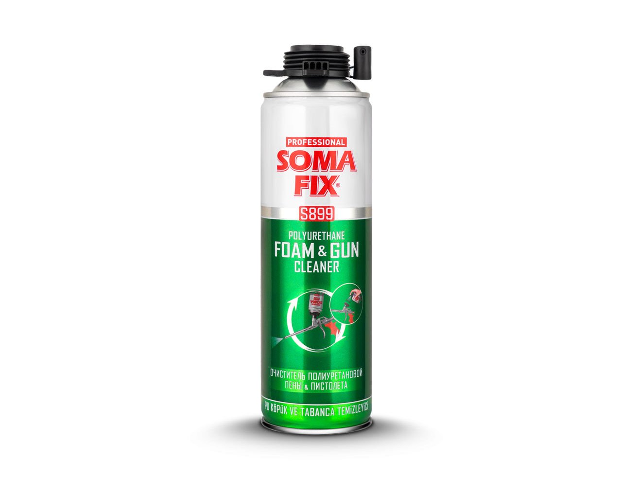 SOMAFİX S899 Poliüretan Köpük Temizleyici 500ml 430gr