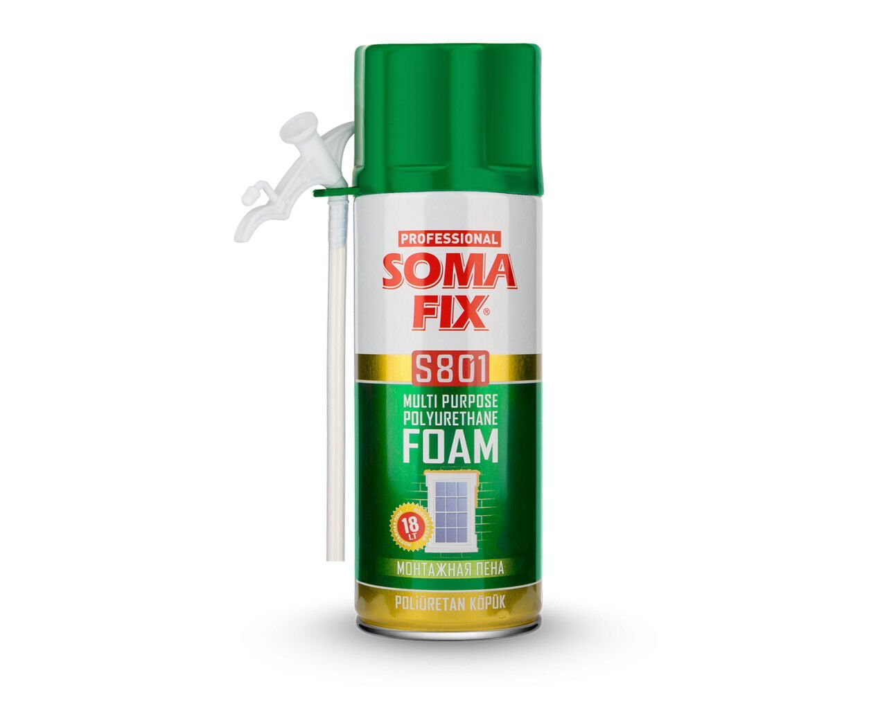 Tabancalı Köpük SOMAFİX S801 -300ml 34gr