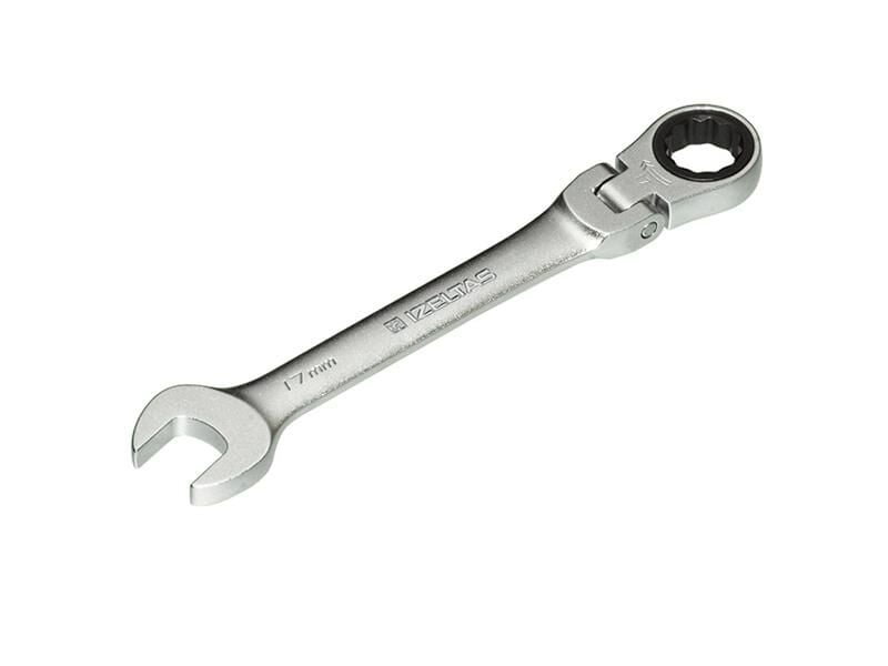 İzeltaş Mafsallı Cırcır Kombine Anahtar 13 mm