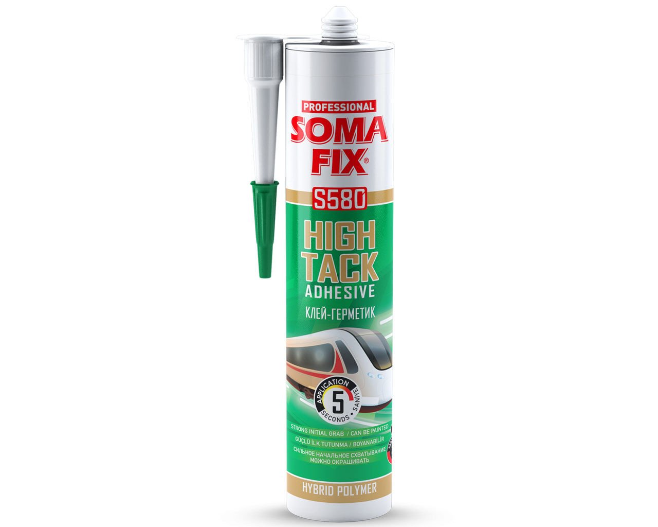 Korniş Yapıştırıcı Beyaz 2SOMAFİX S580 HIGH TACK 80ml 480gr