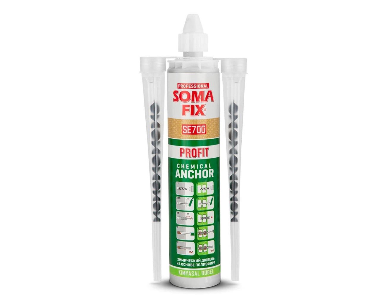 Kimyasal Dübel 300ml SOMAFİX SE700 Profit Polyester 5000