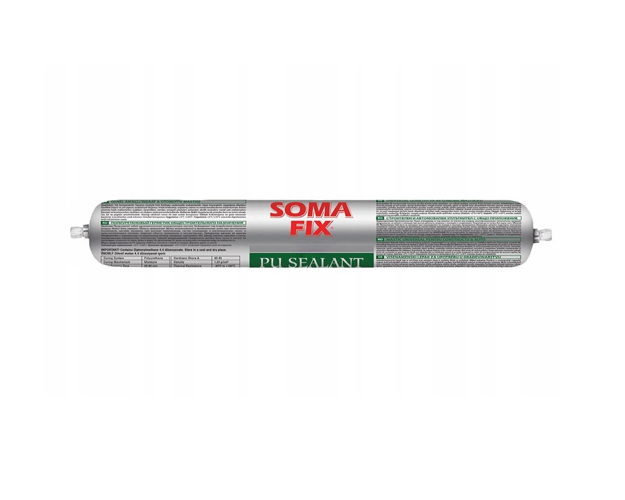 Poliüretan Mastik Sosis Siyah SOMAFİX S572 -600ml