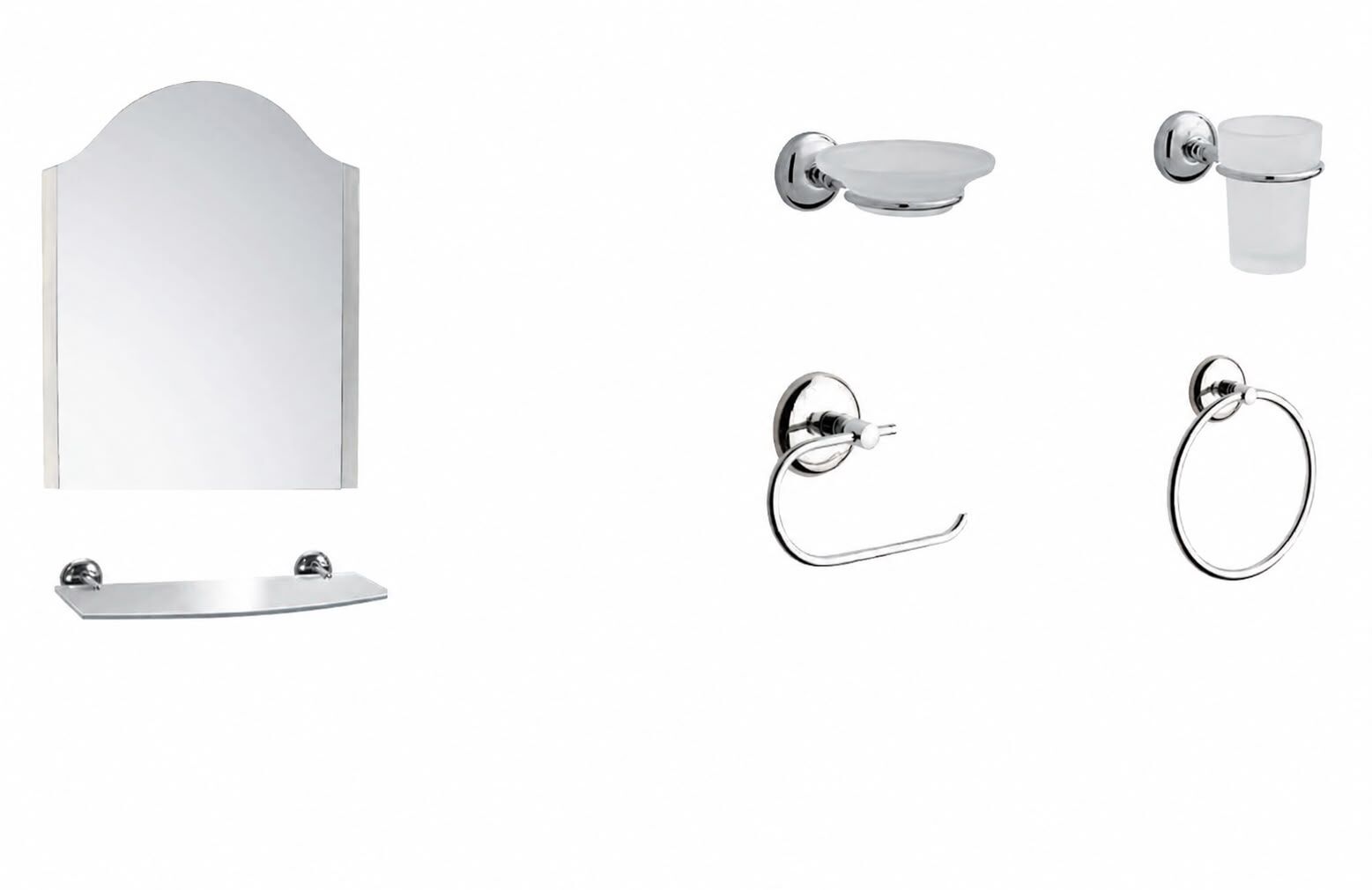 Ecrin Banyo Seti 6 Parça Liberella