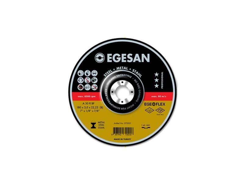 Egesan Metal Kesme Taşı 115x3 Pro Seri-10'LU PAKET
