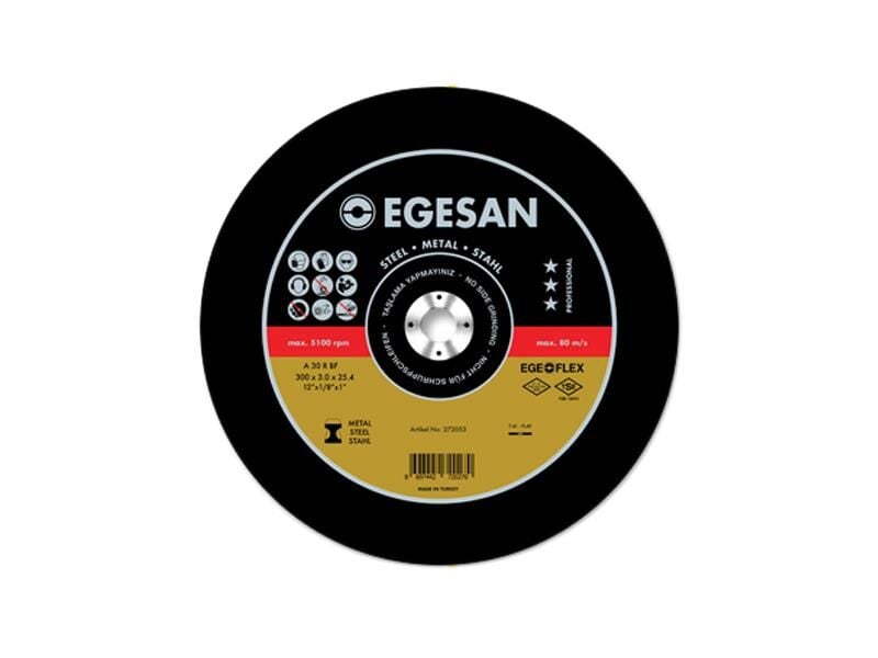 Egesan 350x3.5x30.0 Sabit Tezgah Metal Kesme Taşı Pro Seri